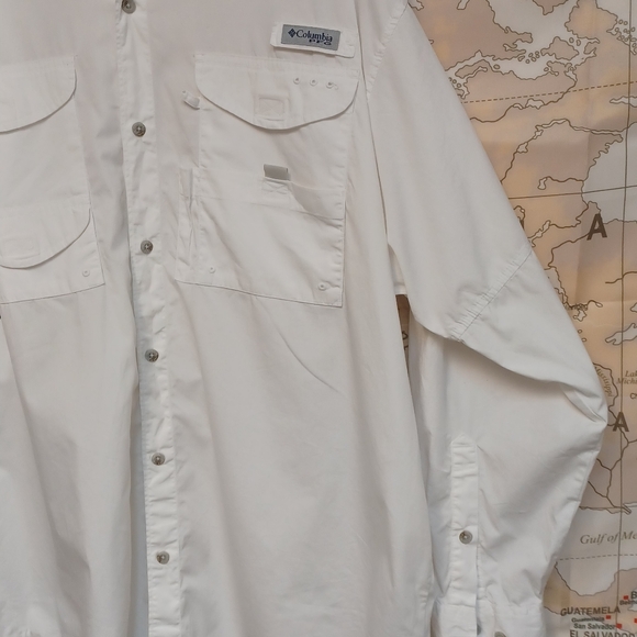 Columbia Men's White Shirt Size XL - Picture 3 of 14